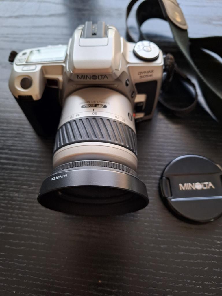 Minolta Dynax 505si, Audio, Tv en Foto, Fotocamera's Analoog, Ophalen of Verzenden, Spiegelreflex, Minolta
