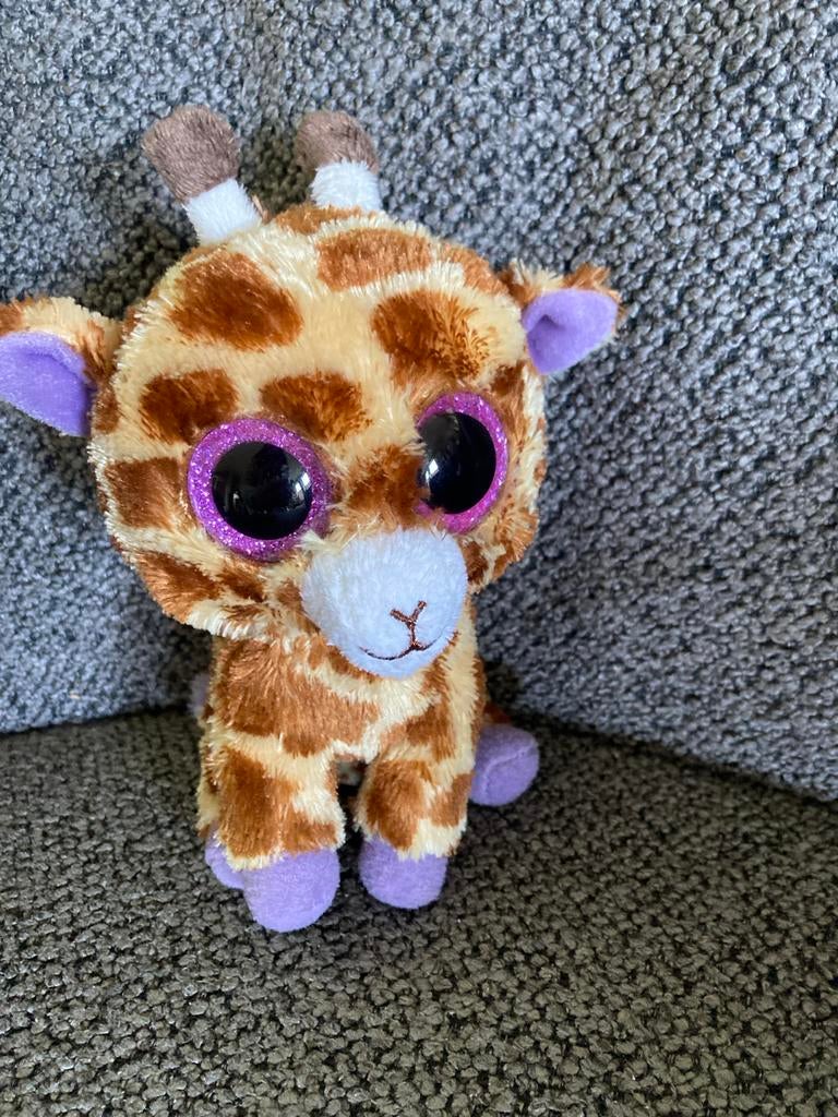 Ty Beanie Boo Giraf, Gebruikt, Giraf, Ophalen of Verzenden, Klein (minder dan 20 cm)