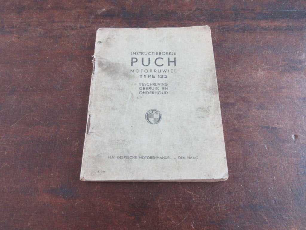 Puch 125 motor handleiding instructieboekje manual, Ophalen of Verzenden, Overige merken