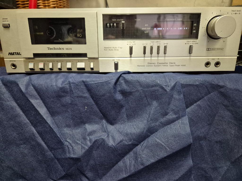 technics cassette deck m24, Ophalen, Enkel, Overige merken, Auto-reverse
