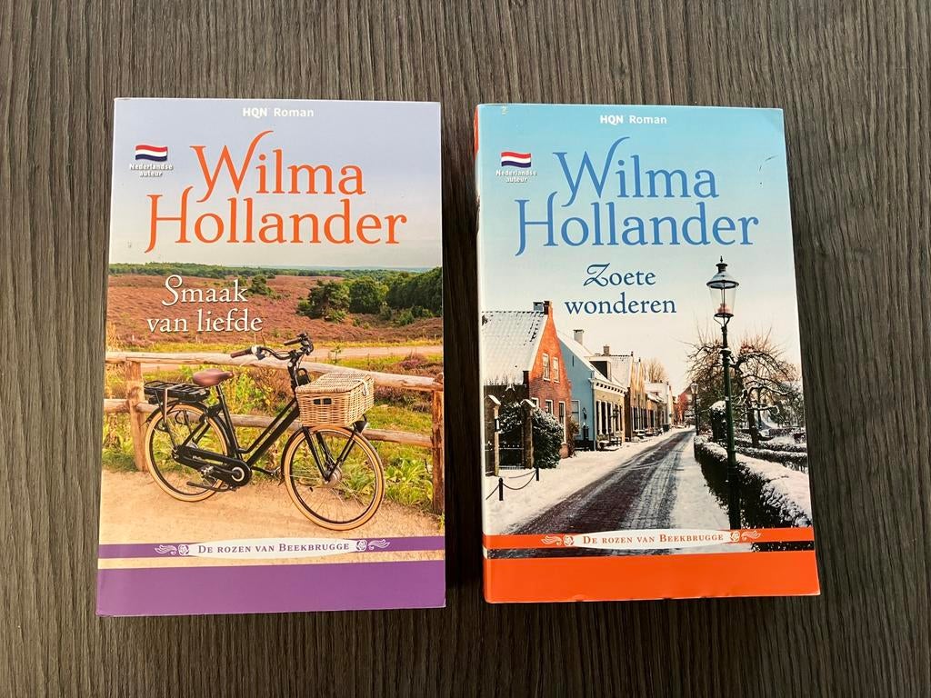 2X Wilma Hollander - De rozen van Beekbrugge - HQN Roman, Boeken, Ophalen of Verzenden, Gelezen, Nederland