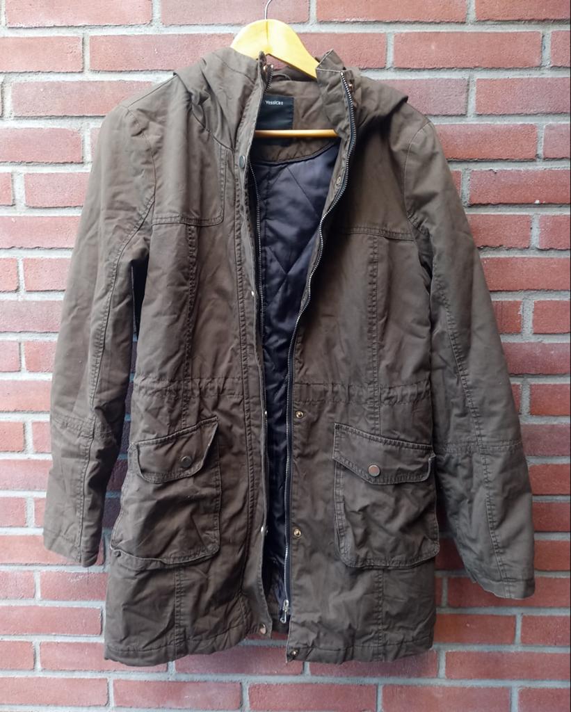 Yessica parka winterjas maat S - bijna nieuw!, Kleding | Dames, Yessica, Ophalen of Verzenden, Zo goed als nieuw, Maat 36 (S)