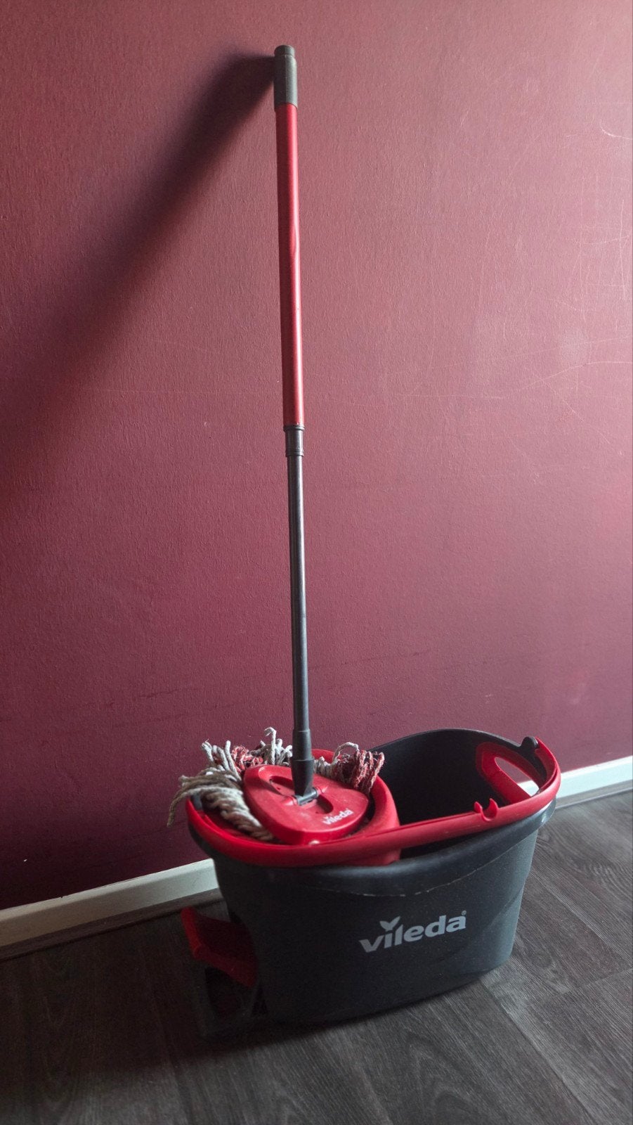 Vileda mop, Ophalen