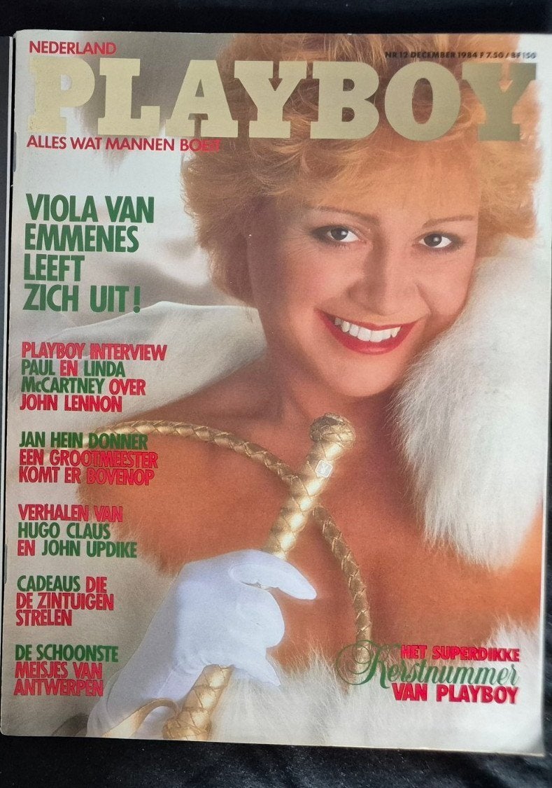 Playboy Nederland December 1984 - Kerstnummer, Verzamelen, Ophalen of Verzenden, 1980 tot heden, Nederland, Tijdschrift
