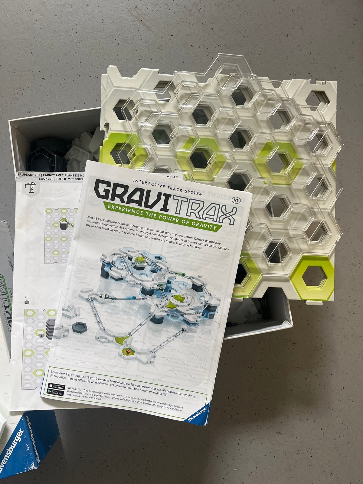 GraviTrax Starter-Set + Trampoline uitbreiding en kabelbaan, Ophalen, Gebruikt, Overige merken