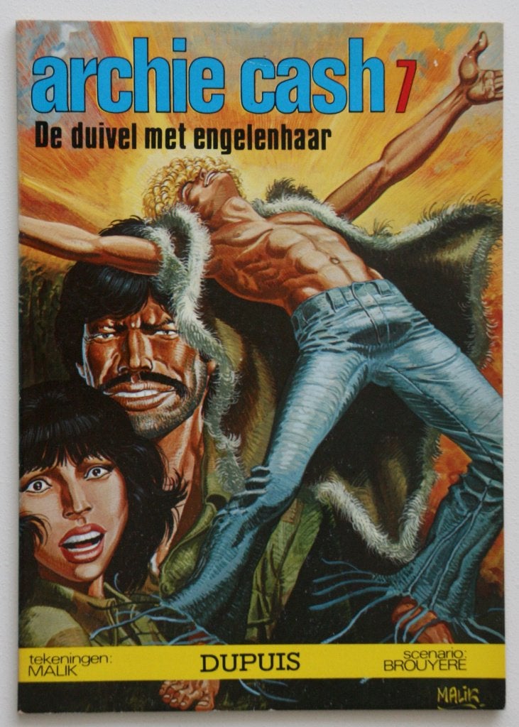 Archie Cash - 7. De duivel met engelenhaar (1978), Eén stripboek, Ophalen of Verzenden, Gelezen