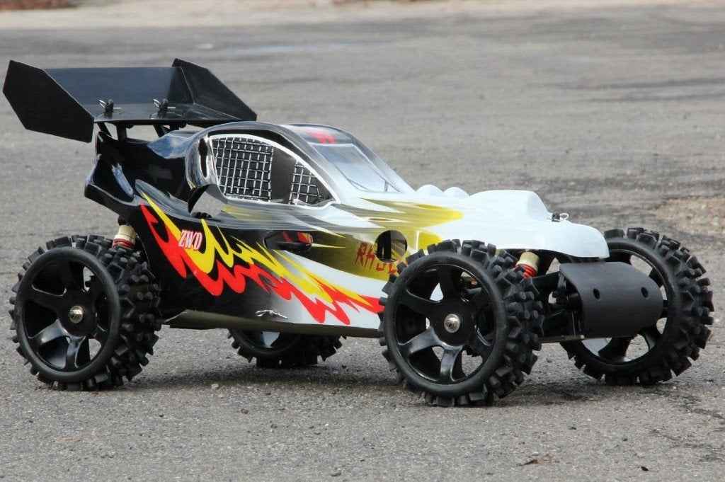 Zeer Snelle RC Benzine Race Buggy 1:5. 30.5cc 4.0PK 80km/h, Benzine, Auto offroad, Nieuw, Ophalen of Verzenden
