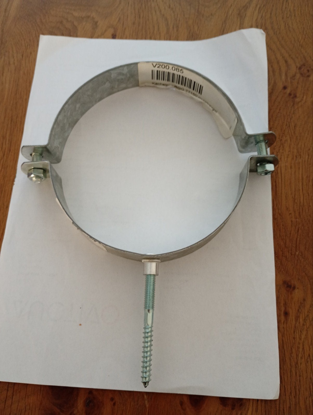 Nieuw Kachelpijp muurbeugel 150mm, Ophalen of Verzenden, Nieuw, Overige typen