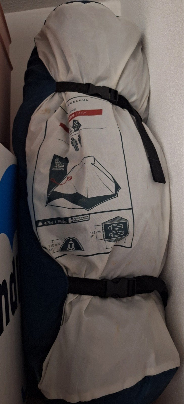 Quechua tent met slaapzak, Ophalen, Gebruikt