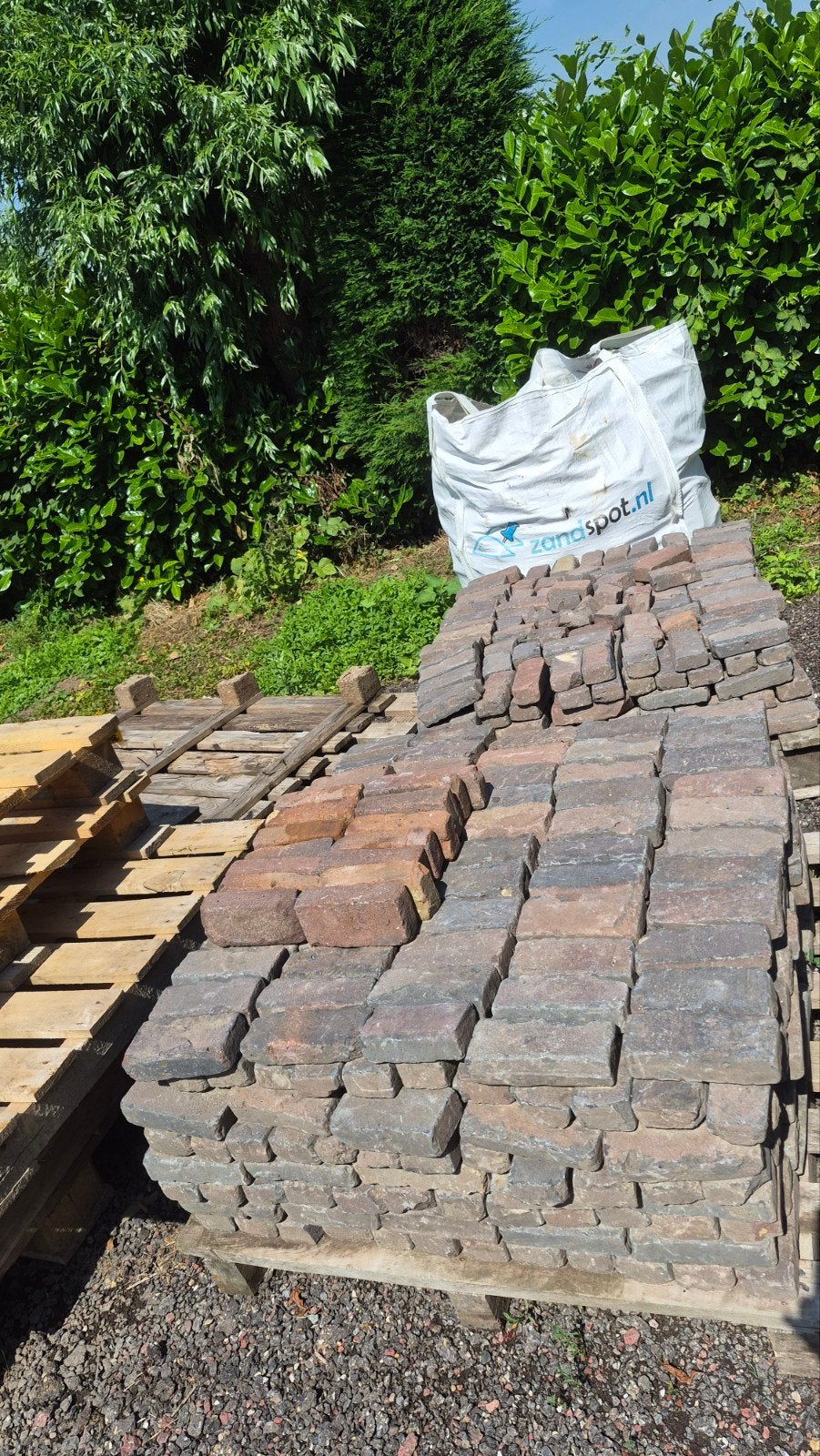✅️🧱Oude hardgebakken rijntjes. Rijnformaat klinkers, Tuin en Terras, Ophalen of Verzenden, Beton, Klinkers