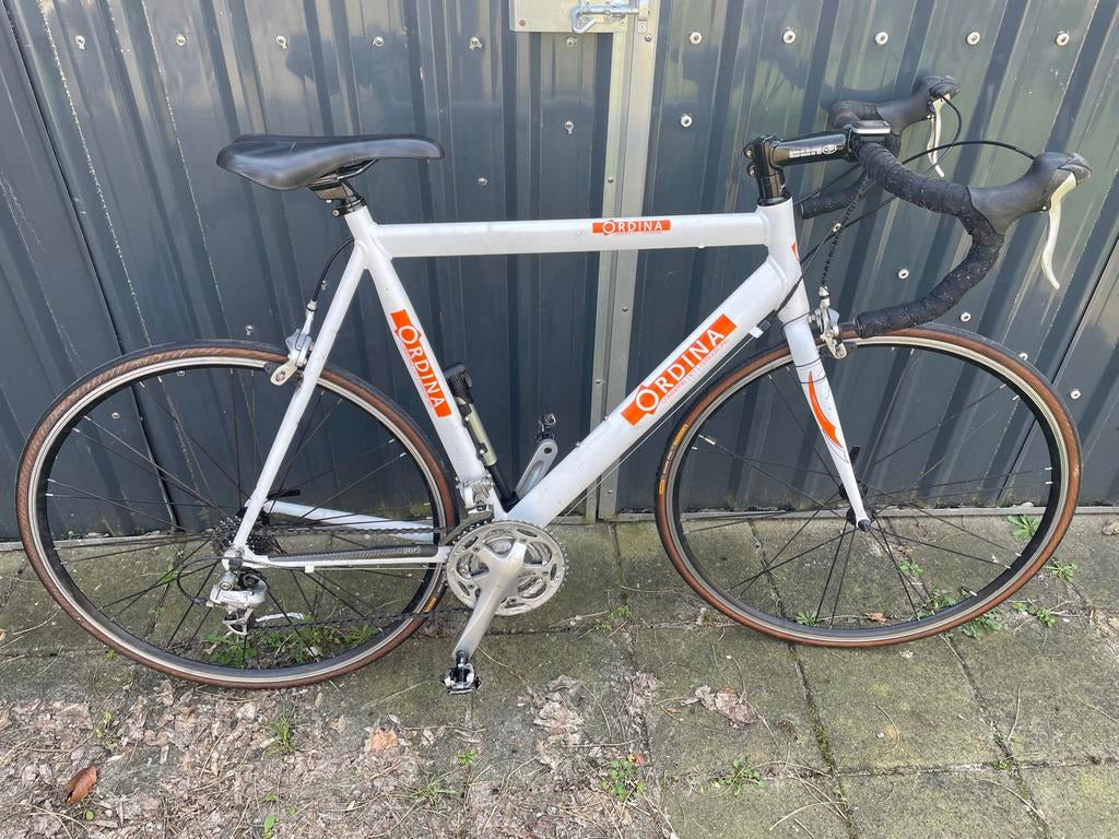 Ordina wielrenners fiets, 27 versnellingen, 60cm frame, Fietsen en Brommers, Fietsen | Racefietsen, 28 inch, Gebruikt, Heren, Aluminium