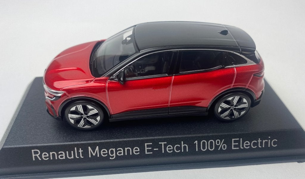 Norev 1:43 Renault Megane E-Tech 100% Electric 2022 rood, -, Nieuw, Norev, Ophalen of Verzenden