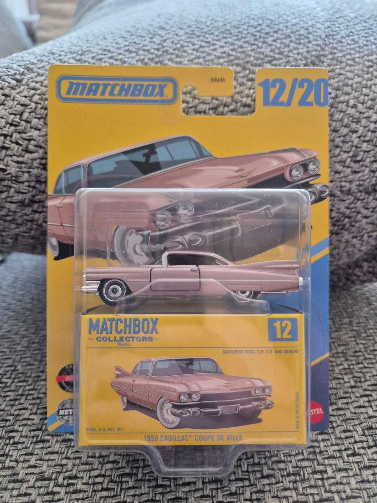 Matchbox 1959 Cadillac Coupe De Ville 1/64, Ophalen of Verzenden, Auto