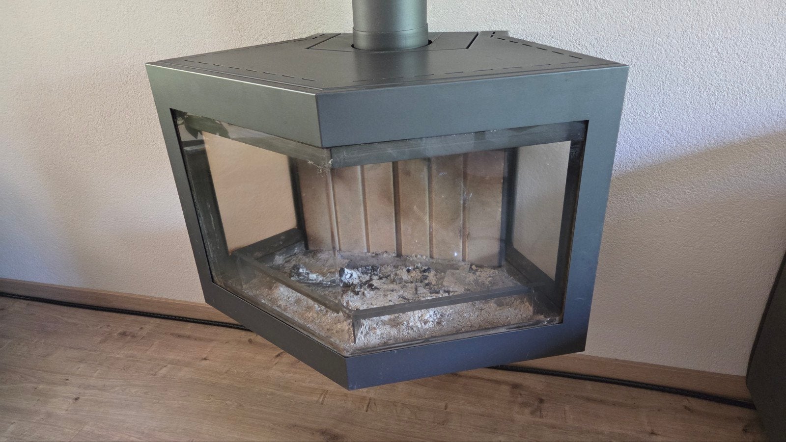 Wanders Diamant  houtkachel, Ophalen, Gebruikt, Hangende haard, Houthaard
