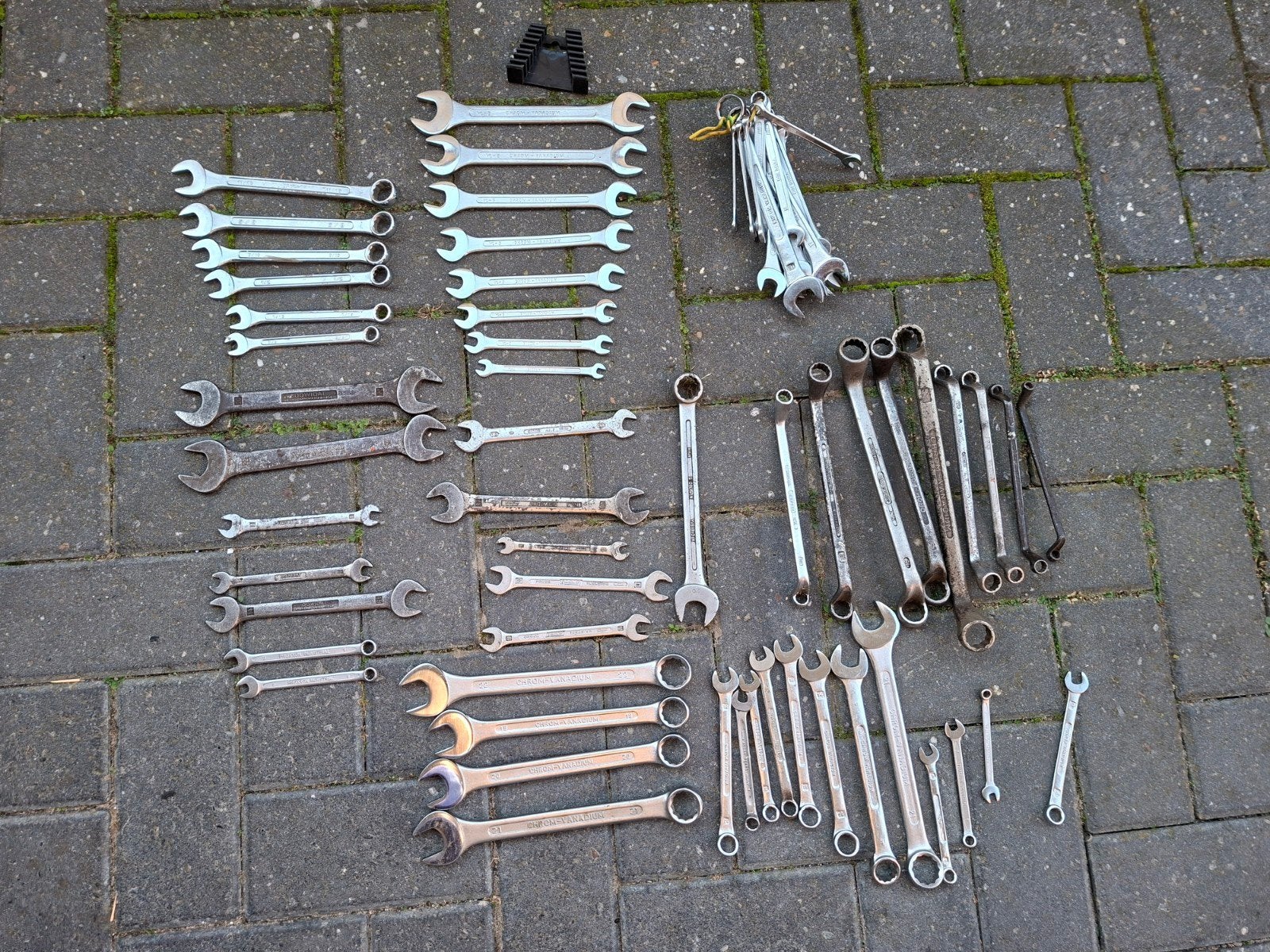 Grote partij steeksleutels en ringsleutels, Ophalen of Verzenden, Gebruikt, Sleutel/ratel, Gedore