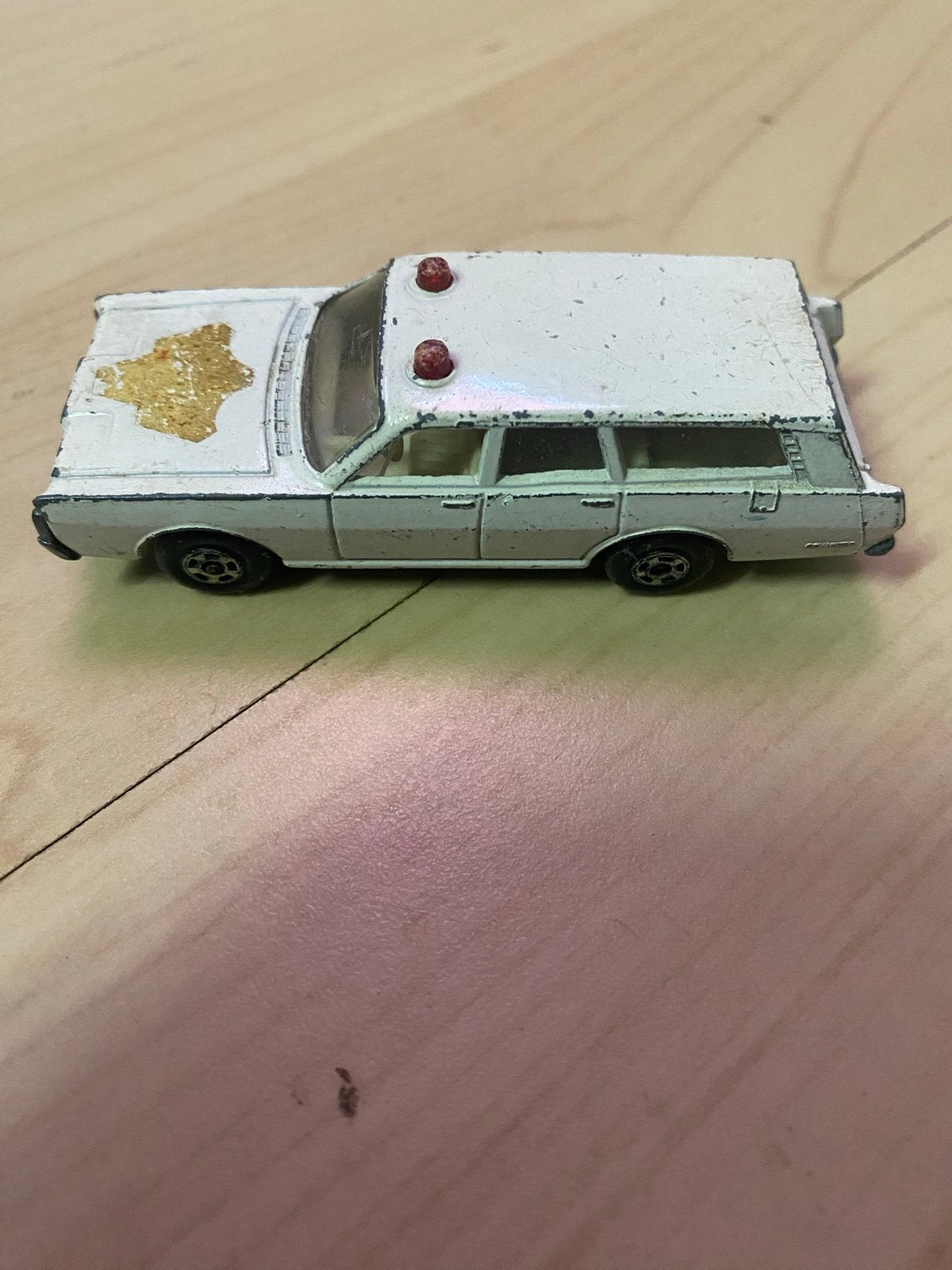 Matchbox Superfast Mercury Police Car 1971, Ophalen of Verzenden, Gebruikt