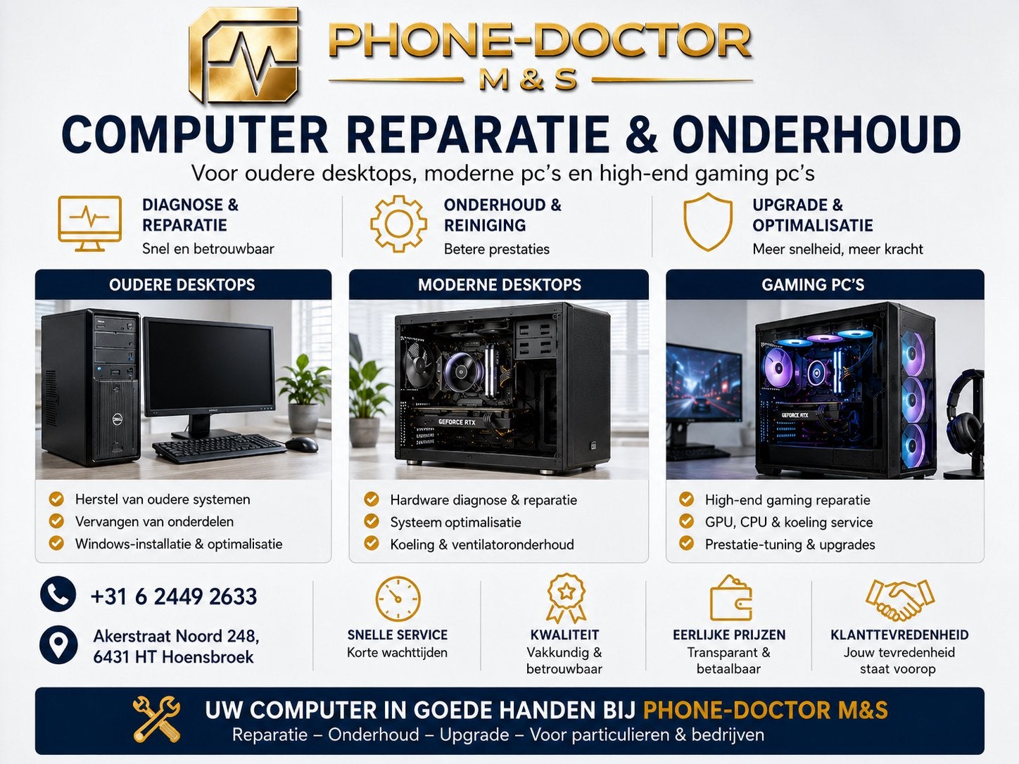 Computer Reparatie, Tickets en Kaartjes, Beurzen, Eén persoon