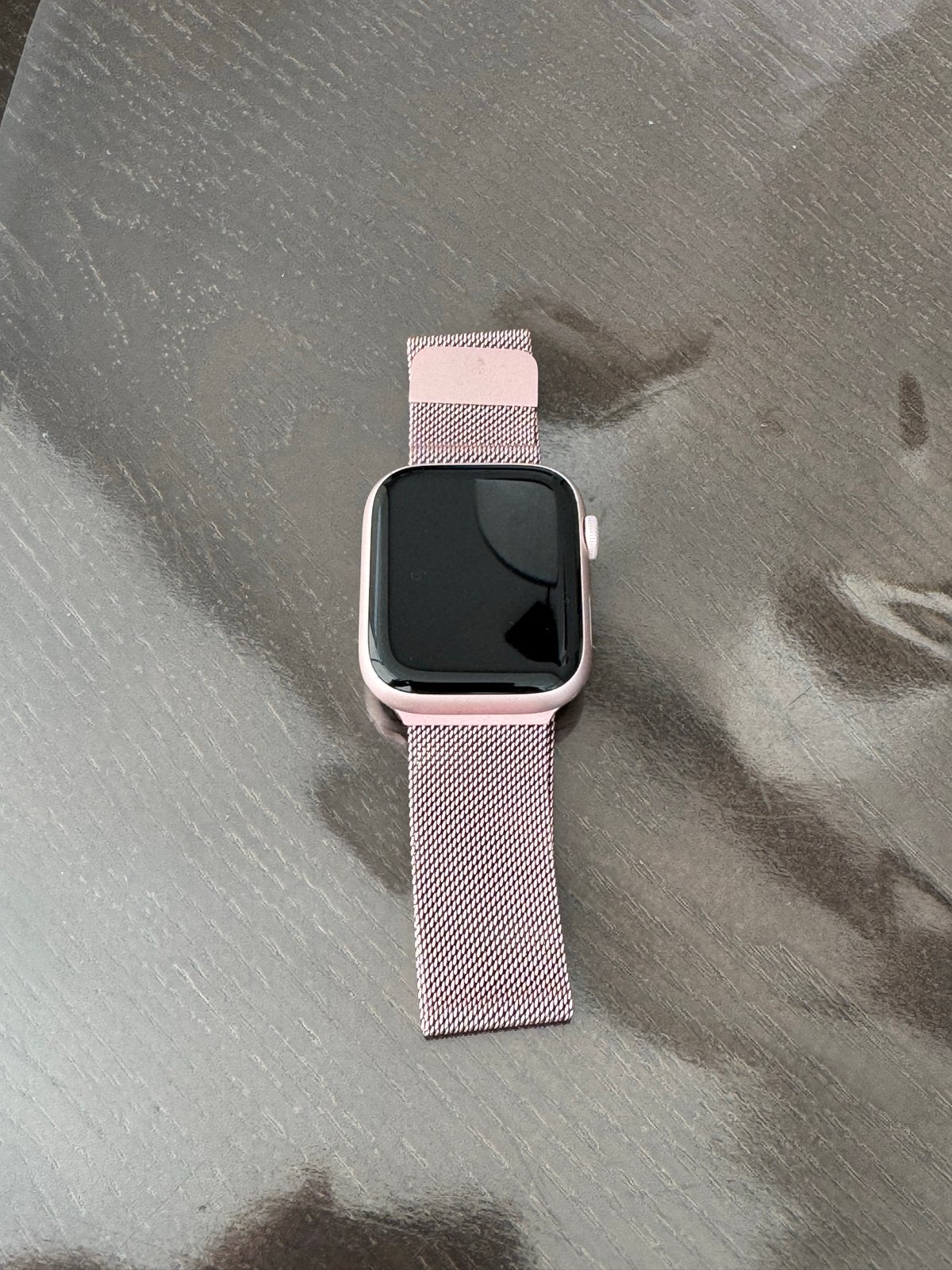 Apple Watch Series 9 45mm Roze Aluminium Sport Loop, Hartslag, IOS, Ophalen of Verzenden, Zo goed als nieuw