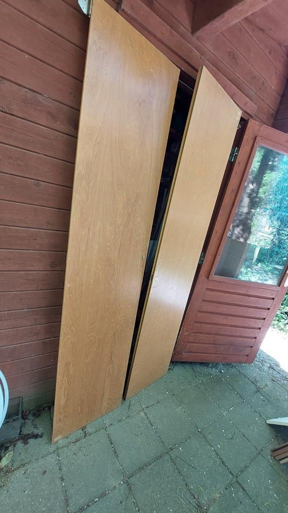Lundia kastdeuren voor kast van 100 bij 220, Ophalen, Gebruikt