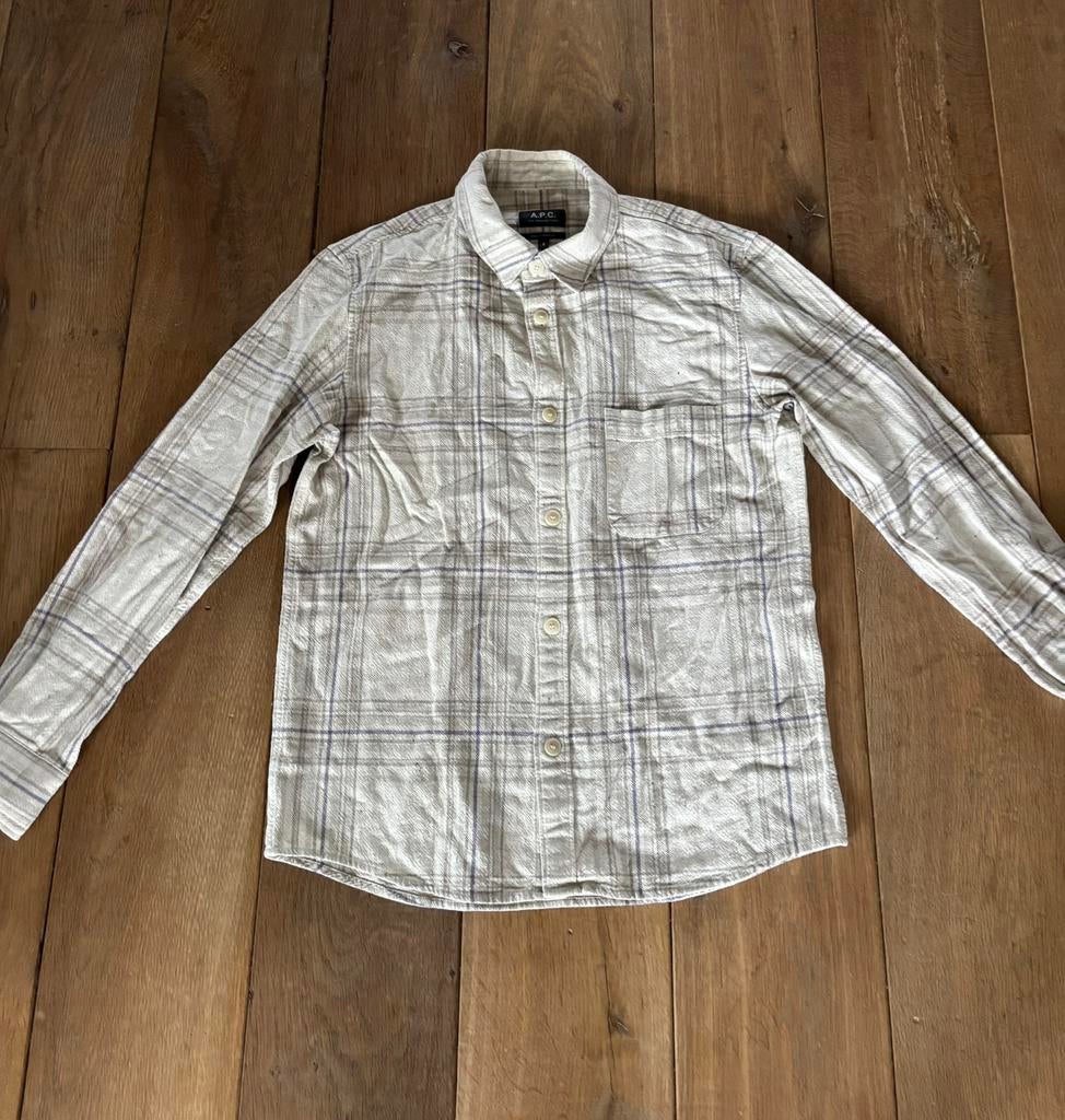 A.P.C. Overhemd maat s, Ophalen of Verzenden, Zo goed als nieuw, Beige, Halswijdte 38 (S) of kleiner
