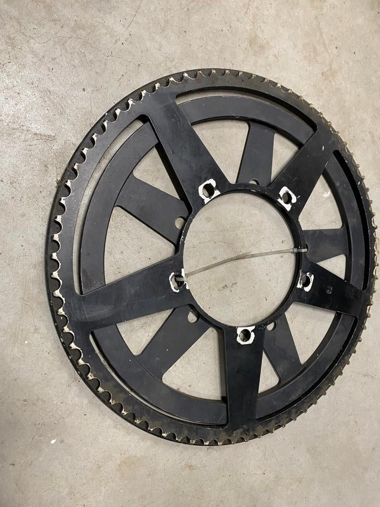 elektrisch wiel 20" en 26" en tandwielen 75T 65T Crystalyte, Fietsen en Brommers, Gebruikt, Overige materialen, Crystalyte, Ophalen