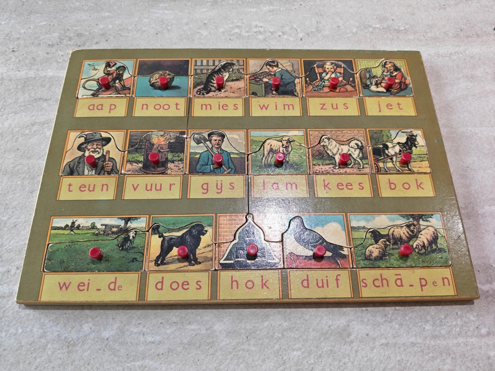 Aap Noot Mies puzzel, Ophalen, 10 tot 50 stukjes