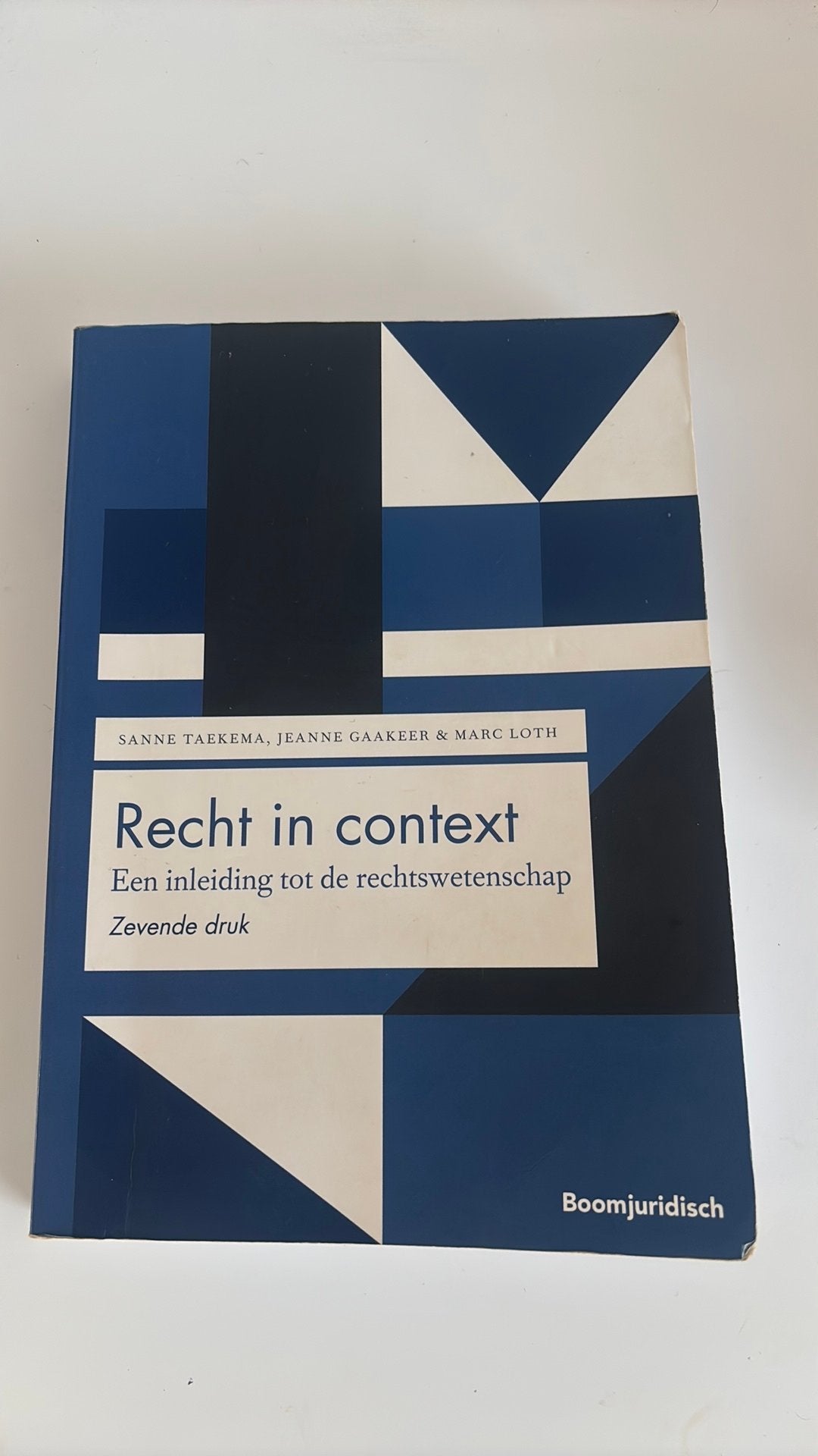 Recht in context zevende druk, Ophalen of Verzenden, Gelezen