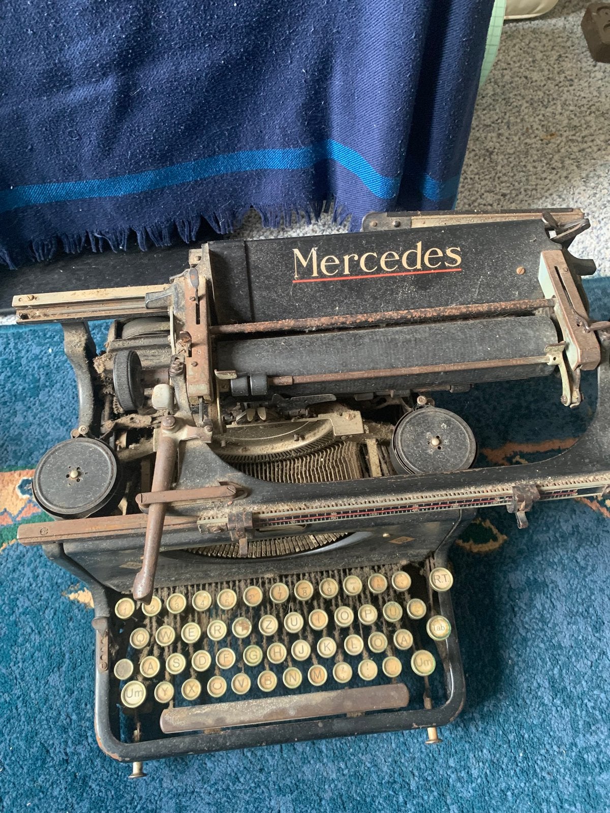 Mercedes typmachine, Diversen, Typemachines, Ophalen, Zo goed als nieuw