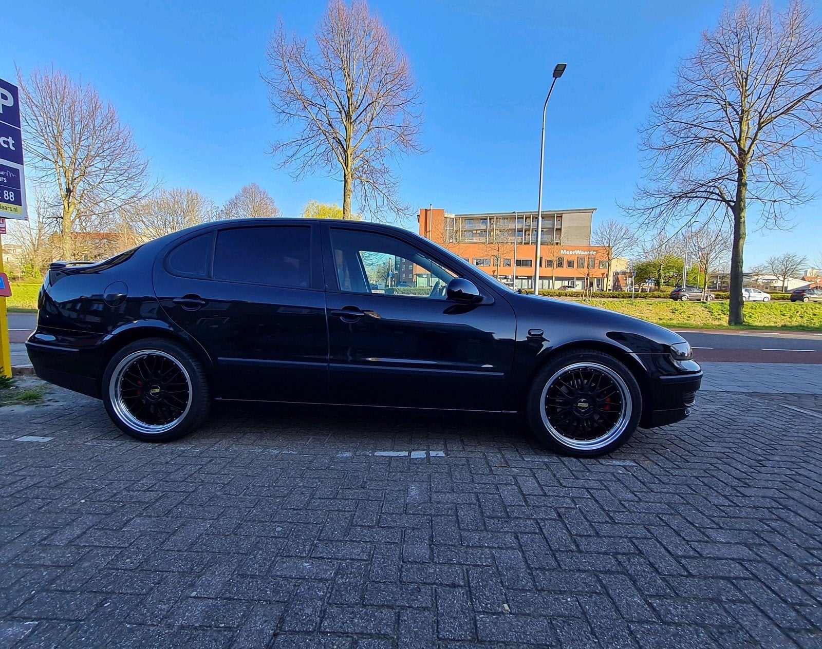 BBS 18 inch velgen met banden 5x100 VW Audi Seat Skoda, Ophalen, 18 inch, Gebruikt, Banden en Velgen