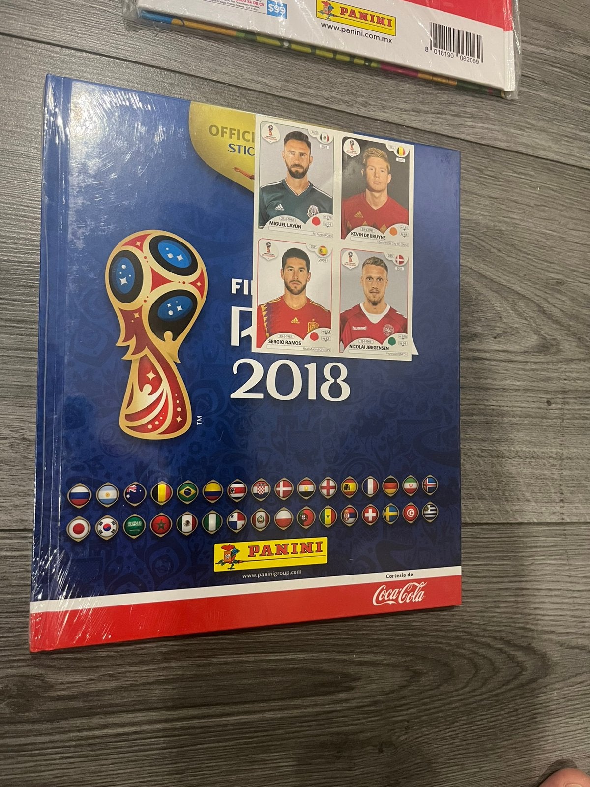 PANINI COCA COLA ALBUMS WK 2018 & 2014, Ophalen of Verzenden, Zo goed als nieuw, Plaatje