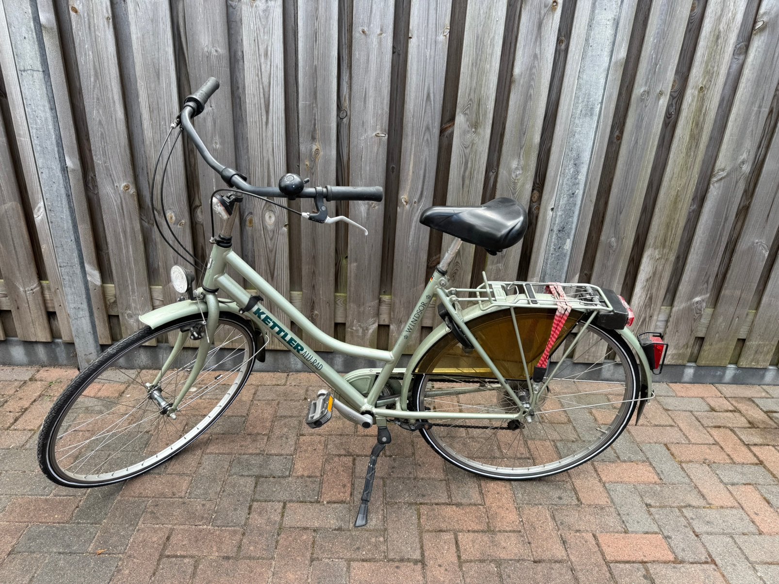 Retro dames fiets met lage instap 7 versnellingen, Overige merken, 20 inch of meer, Gebruikt, Versnellingen