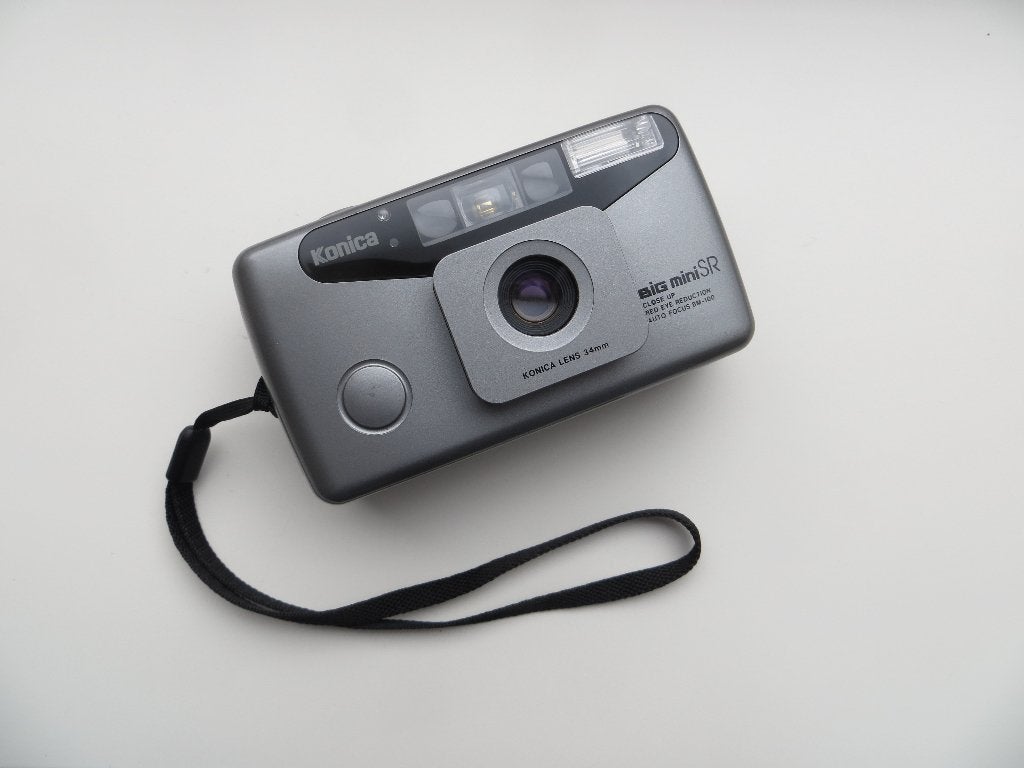 Konica Big mini SR analoge compact camera, Ophalen of Verzenden, Zo goed als nieuw, Compact, Konica