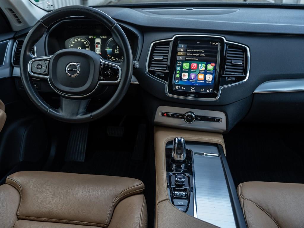 Volvo XC90 2.0 T8 Twin Engine AWD INSCRIPTION - 7 PERS - PAN, Gebruikt, 1969 cc, 7 stoelen, Zwart