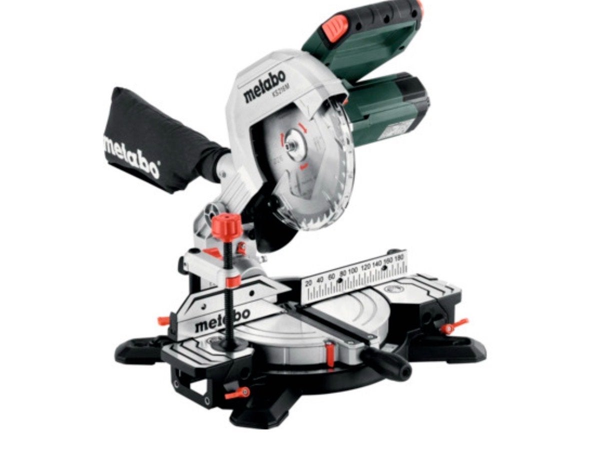 Metabo Afkortzaag KS216 M - Krachtige Precisie voor Elke Klu, Ophalen, Gebruikt, 70 mm of meer, Afkortzaag