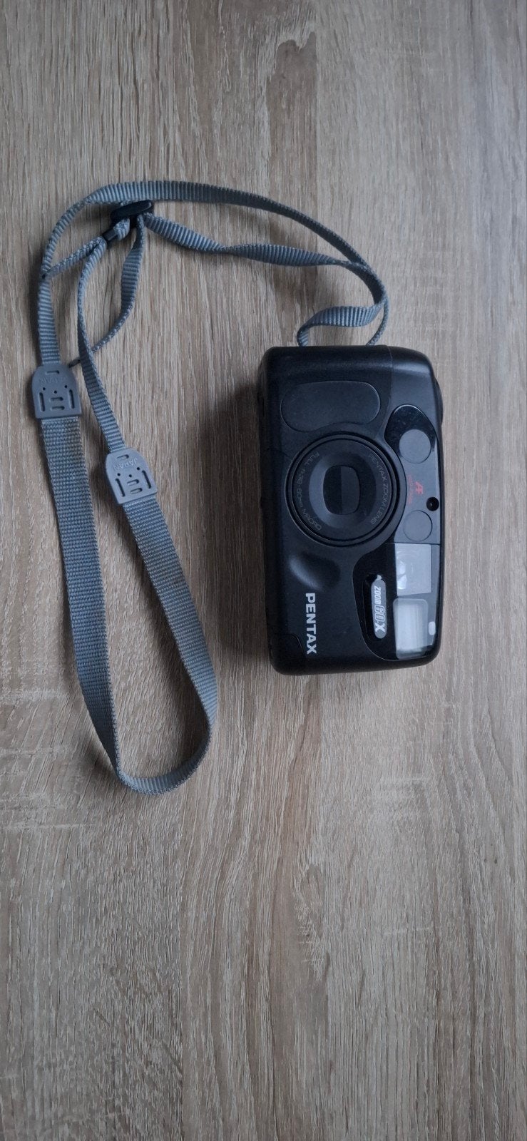 Pentax zoom 60-x analoog compact camera, Audio, Tv en Foto, Ophalen of Verzenden, Gebruikt, Compact, Pentax