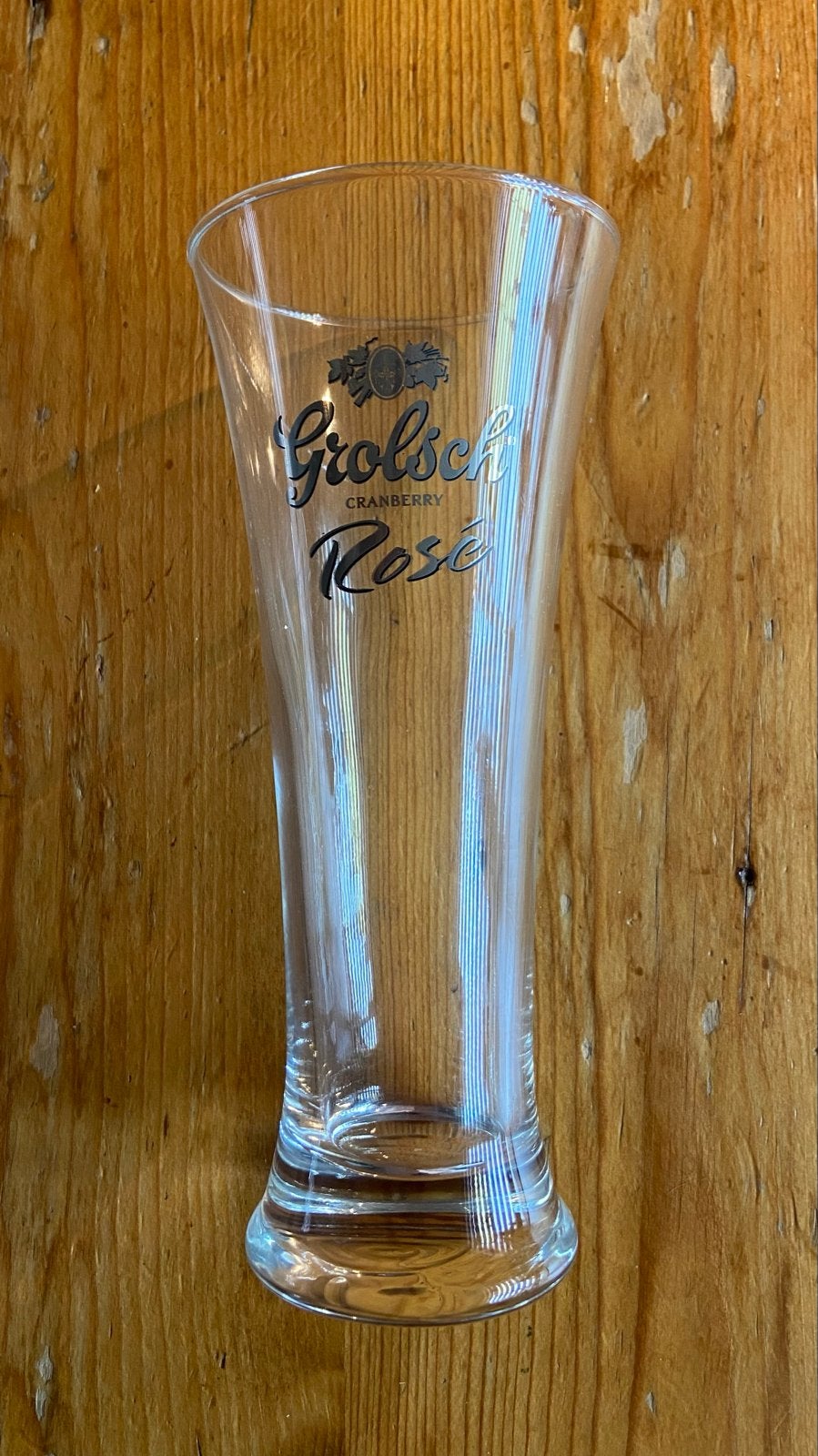 Grolsch Rosé Cranberry Bierglas - Zo goed als nieuw, Ophalen of Verzenden, Zo goed als nieuw, Glas of Glazen, Grolsch
