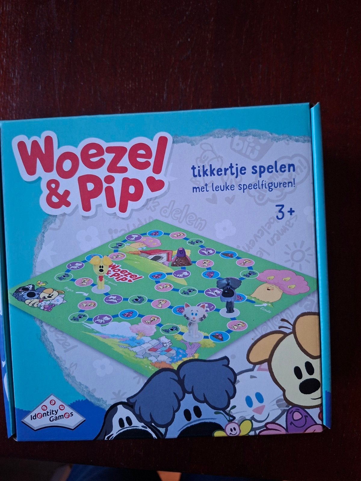 Woezel & Pip Tikkertje Spelen Bordspel, Hobby en Vrije tijd, Een of twee spelers, Ophalen of Verzenden, Zo goed als nieuw, Identity Games