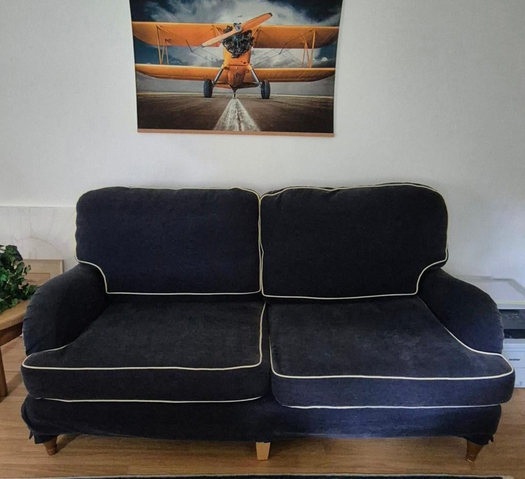 Engelse 2 zits banken Parker Knoll, Ophalen, Gebruikt, 150 tot 200 cm, Tweepersoons