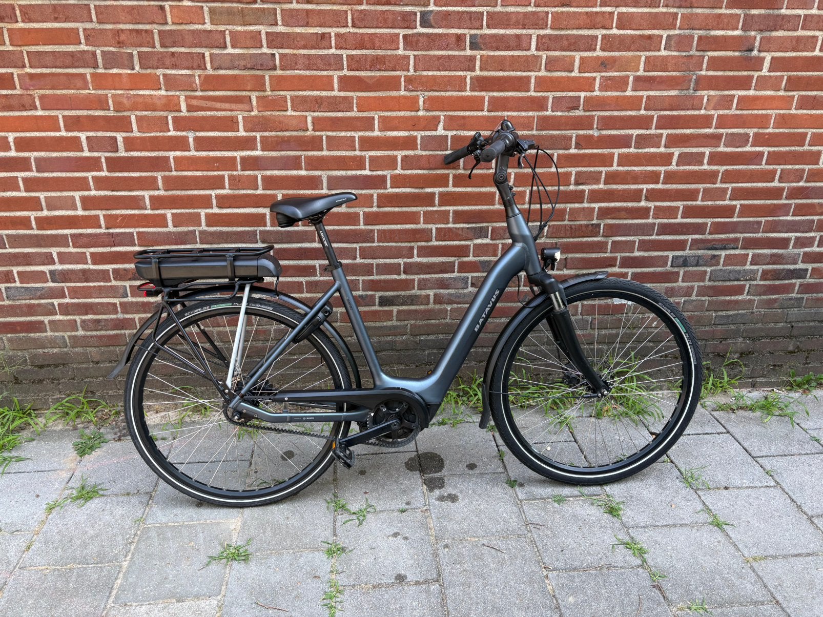Batavus Elektrische Fiets Bosch Middenmotor Belt Aandrijving, Ophalen, 53 tot 56 cm, Versnellingen, Batavus