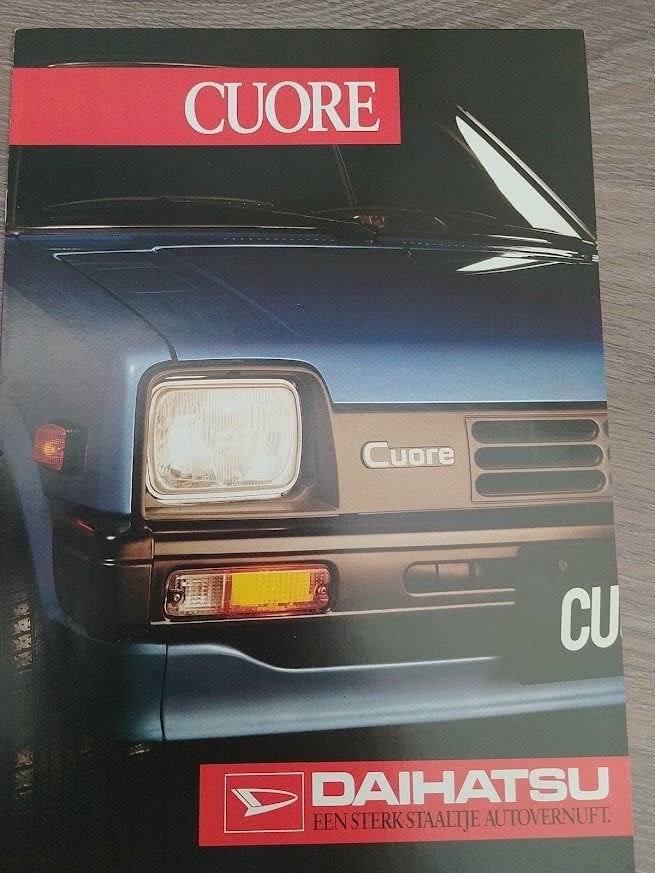 Daihatsu Cuore autofolder, Ophalen of Verzenden, Nieuw, Overige merken