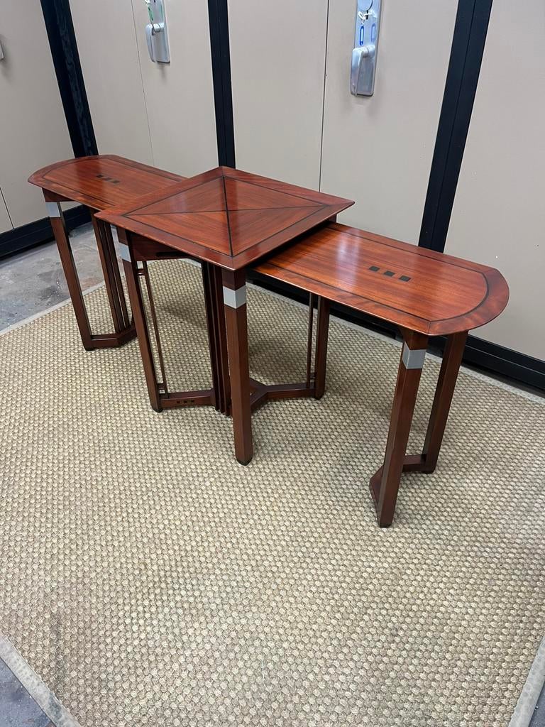 Schuitema decoforma bijzet/ sidetable Aline 1en2, Ophalen, 100 tot 150 cm, Artdeco, Zo goed als nieuw