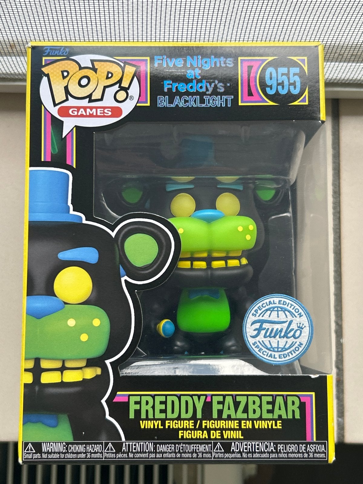 Funko Pop! Freddy Fazbear Blacklight #955 FNAF, Ophalen of Verzenden, Zo goed als nieuw