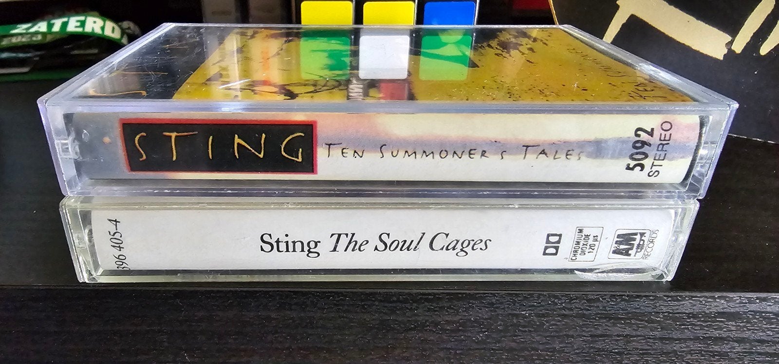 Sting  2x cassettebandjes -  o.a. uit Indonesië, Cd's en Dvd's, 2 t/m 25 bandjes, Ophalen of Verzenden, Zo goed als nieuw, Origineel