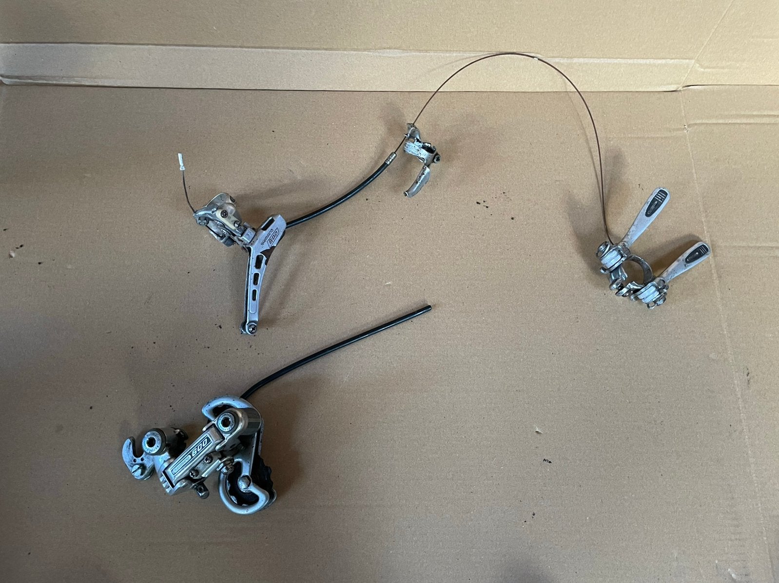 Shimano 600 schakelset, Ophalen, Gebruikt, Staal
