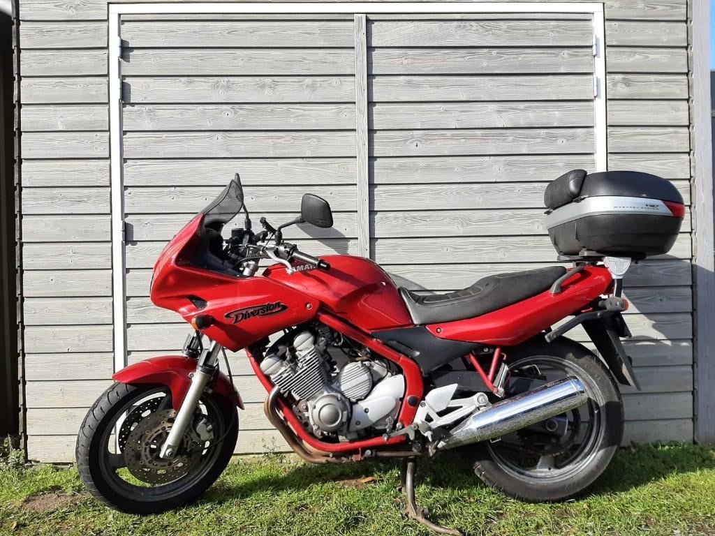 Yamaha XJ 600 S Diversion 2005 topkoffer & handvatverwarming, Motoren, Motoren | Yamaha, Bedrijf, Toermotor, meer dan 35 kW, 4 cilinders