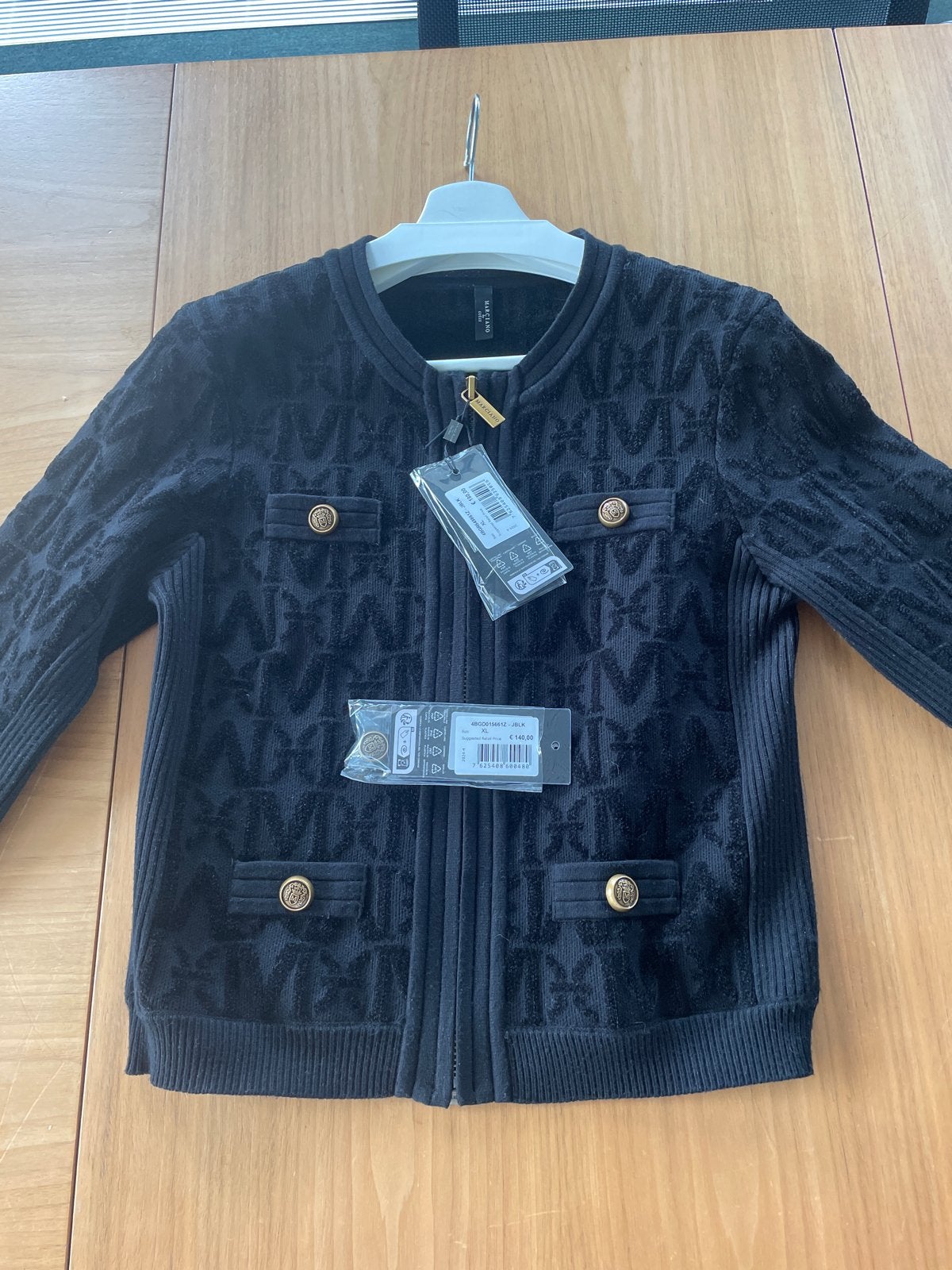 Zwart Metciano by Guess vestje jasje, Ophalen of Verzenden, Nieuw, Maat 36 (S), Zwart