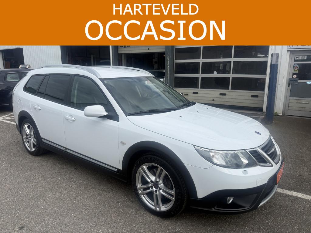 Saab 9-3x 2.0 T Aero XWD Automaat (bj 2009), Automaat, Gebruikt, 4 cilinders, Wit