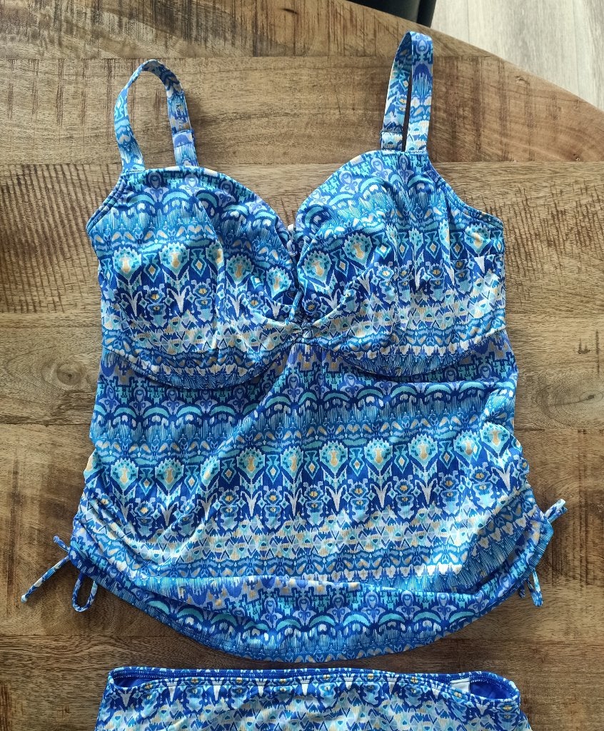 Prima donna tankini 80 G broek 40 Nieuw blauw turquoise 80G, Blauw, Nieuw, Ophalen of Verzenden, Bikini