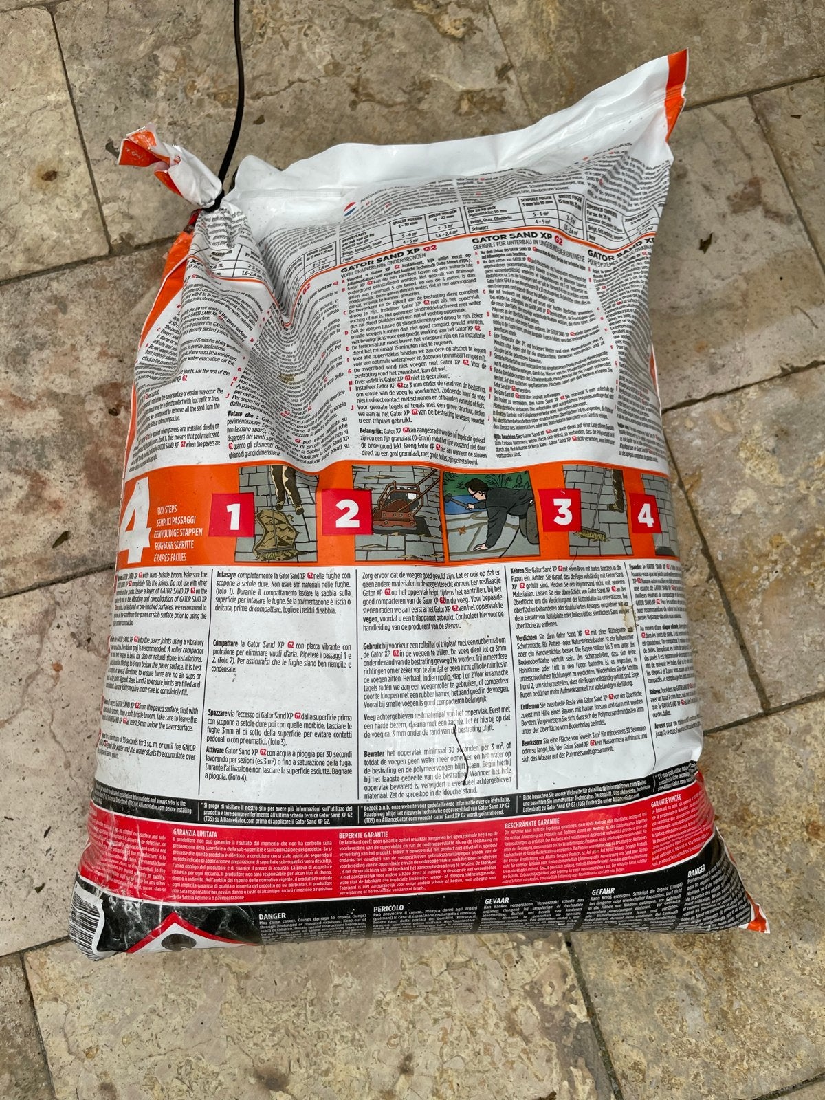Invoegzand Ivoor 20 kg - Gator Sand XP G2, Ophalen, Nieuw, Voegzand