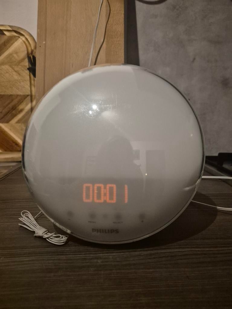 Philips Wake-up Light HF3520 - Werkt perfect, Ophalen, Zo goed als nieuw, Digitaal